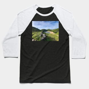 Hidden paradise lake lagoon sand beach Baseball T-Shirt